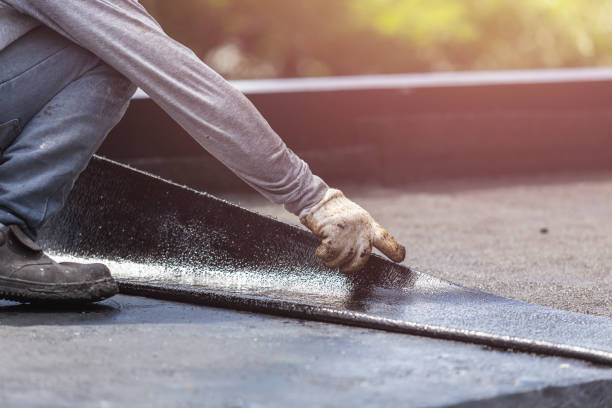 Professional Waterproofing technician working in Washburn, WI